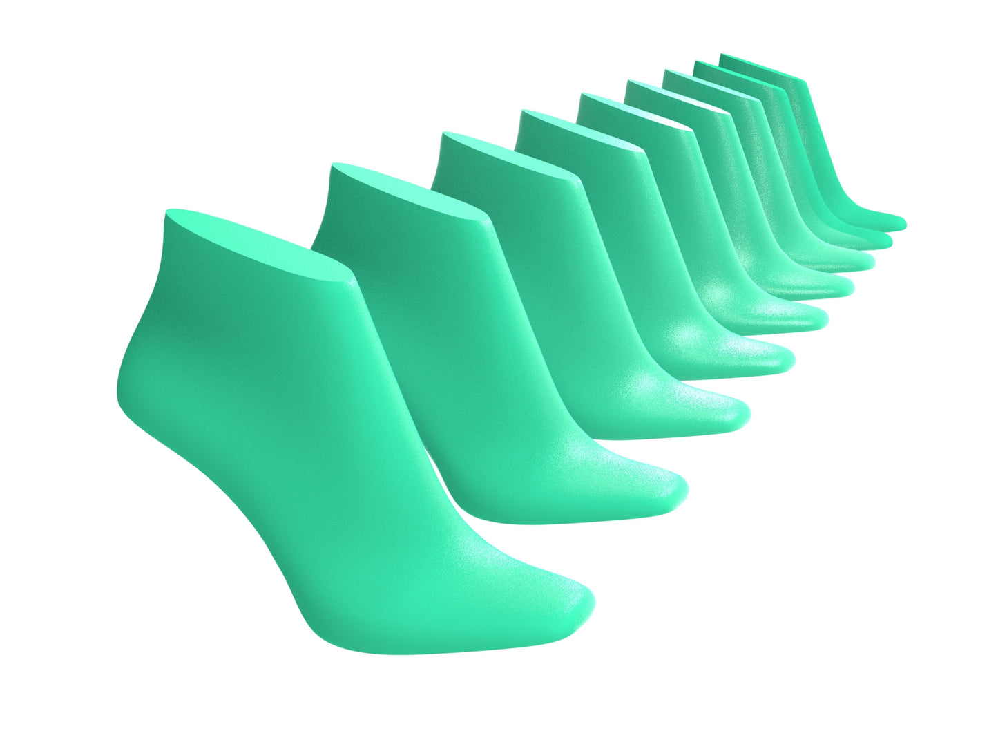 High Heel Boot Last 3D Model S235 - Size 35 to 42- STL and IGS Files for Women Sandal & Ankle Boot Design