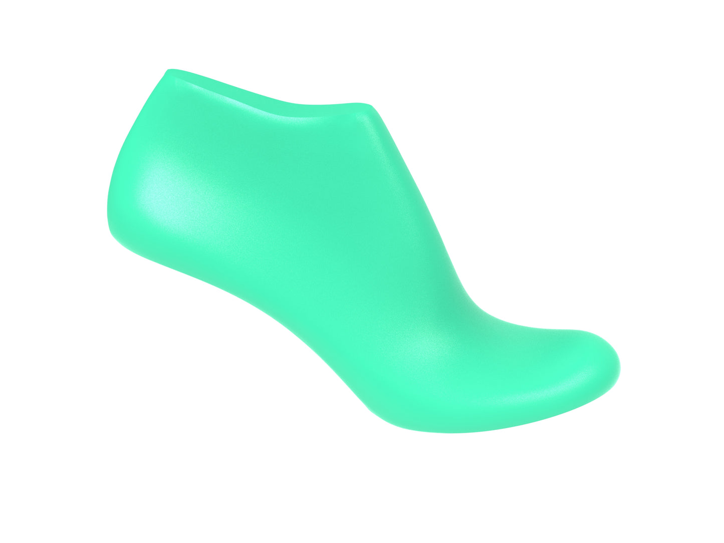 High Heel Shoe Last 3D Model - Size EU 37 - STL & IGS Files for Round Toe Pump & Sandal Design