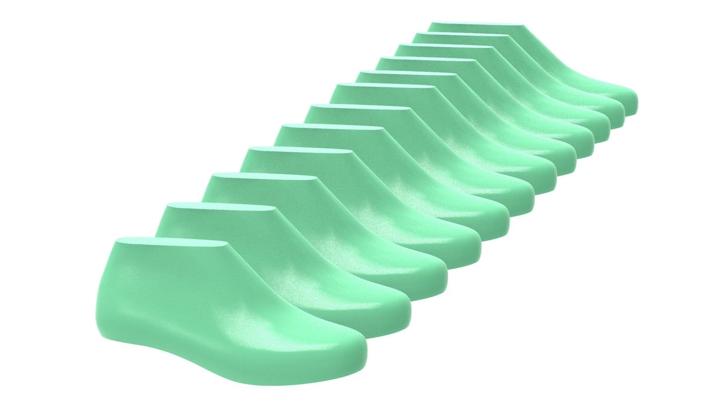 Kids Shoe Last 3D Model Pack - Sizes 19 to 30 - STL & IGS Files for Toddler Footwear Design