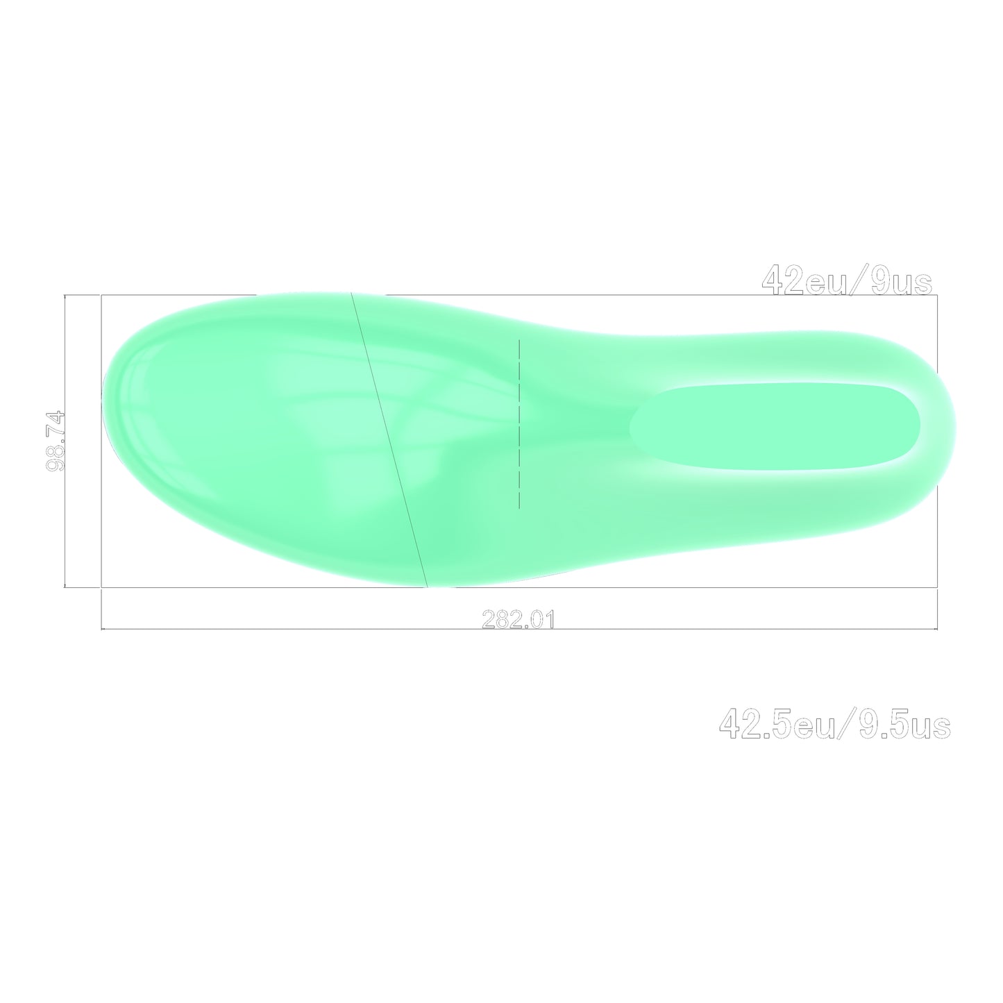 Air Max Style Shoe Last 3D Model Pack - Sizes 39 to 48 - STL and IGS Files for Sneaker & Footwear Design