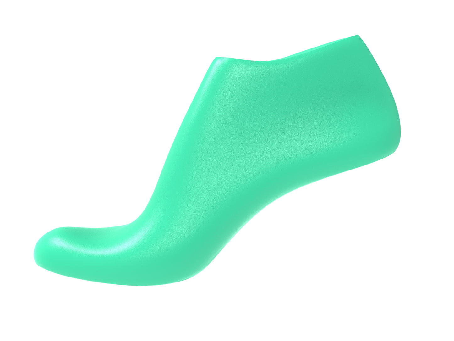 High Heel Shoe Last 3D Model - Size EU 37 - STL & IGS Files for Round Toe Pump & Sandal Design