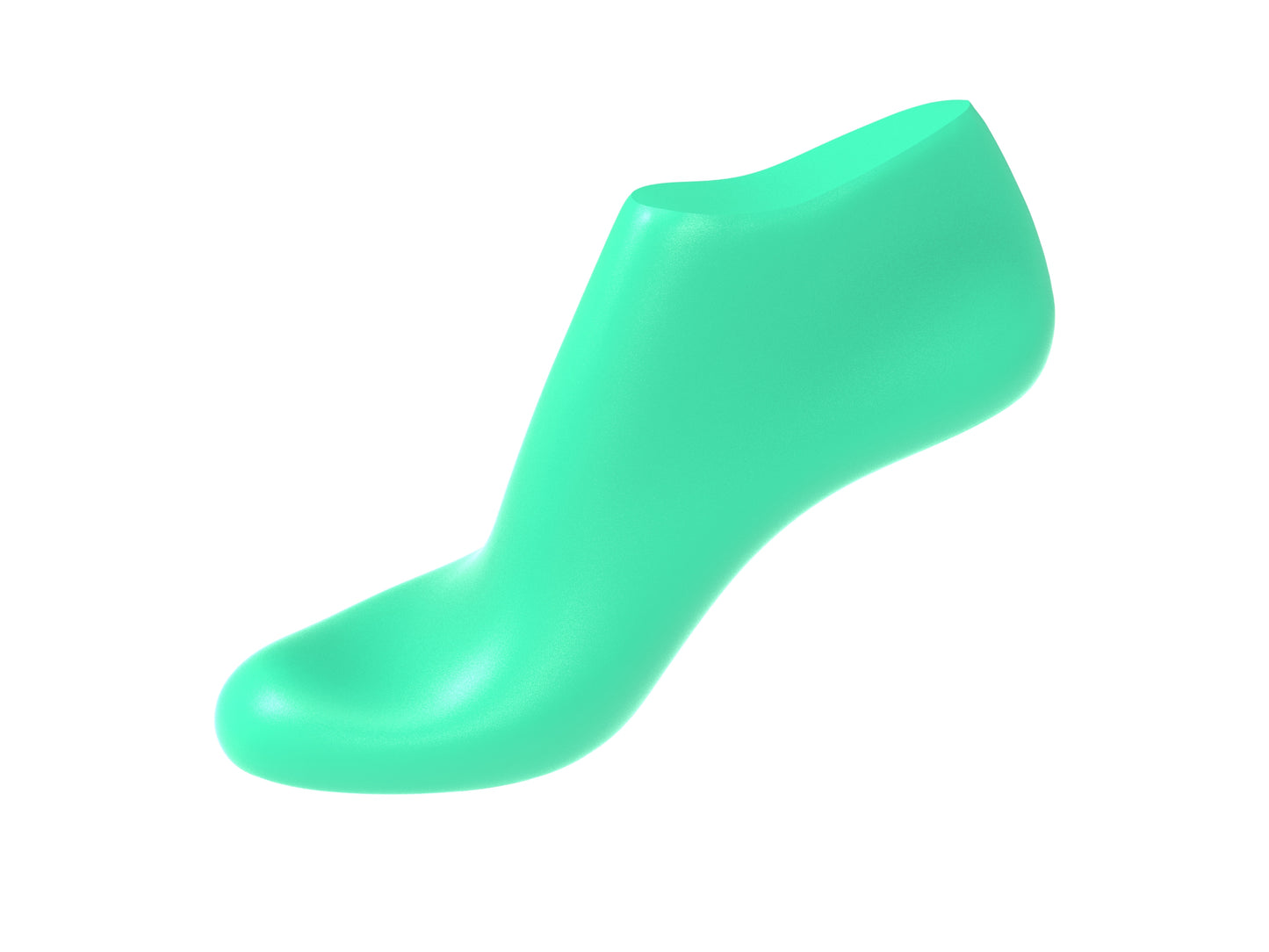 High Heel Shoe Last 3D Model - Size EU 37 - STL & IGS Files for Round Toe Pump & Sandal Design