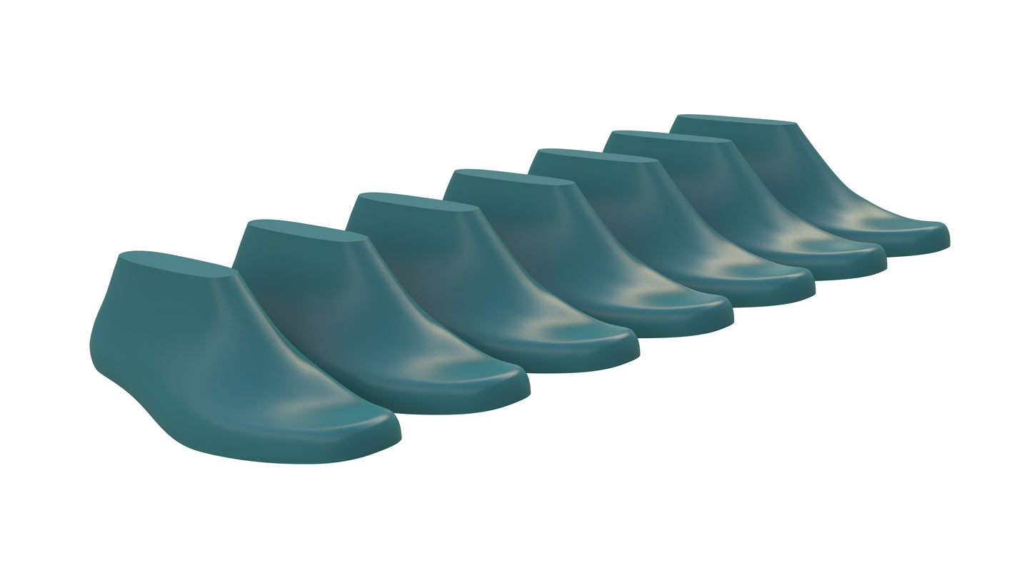 Professional Heel Mule & Sandal Shoe Last Pack (Sizes 35-42) - STL / IGS