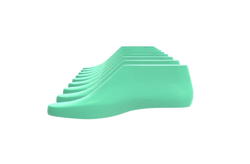 Moccasin Shoe Last 3D Model Pack - Sizes 36 to 44 - STL and IGS Files for Loafers, Moccasins & Footwear Design