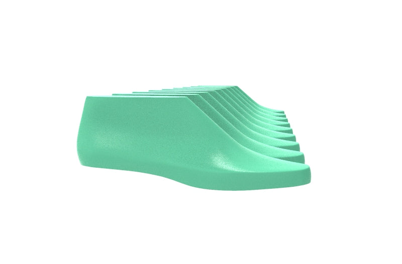 Moccasin Shoe Last 3D Model Pack - Sizes 36 to 44 - STL and IGS Files for Loafers, Moccasins & Footwear Design